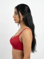 Women's Wire-Free Ribbed Comfort Bra - Image 3