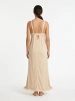 Women's Cotton Lace-Trim Maxi Nightgown Slip - Image 2