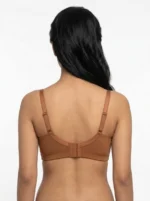 Women's Comfort Bra with Side-Ruched Lace Inset Cups - Image 2