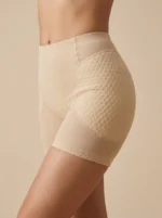 Women's Textured Padded Hip Enhancer Shapewear Shorts - Image 3