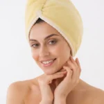 Women's Plush Embroidery Quick-Dry Hair Towel Wrap