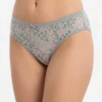 Woodland sprig Cotton Bikini with Satin Bow