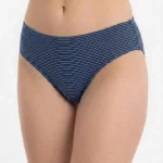 Ditsy Geometric Cotton High-Cut Brief