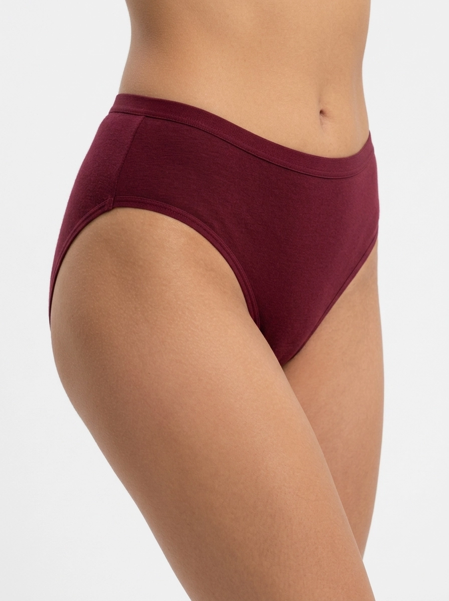 E-commerce_apparel_catalog_photoshoot._A_202607140216 Women's Comfort Cotton High-Cut panties - Image 1