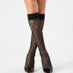 Women's Fashion Fishnet Knee-High Socks