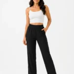 Women's Elastic-Waist Casual Lounge Pants