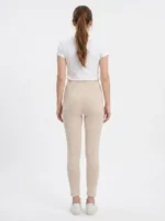 Women's High-Waisted Striped Slim-Fit Leggings - Image 2
