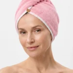 Women's Plush Coral Fleece Quick-Dry Hair Towel Wrap