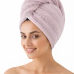 Women's Plush Coral Fleece Quick-Dry Hair Towel Wrap