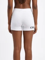Women's Seamless Ribbed "OK" Boy Short Panties - Image 2