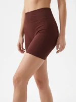 Women's High-Waisted Seamless Ribbed Boy Short Panties - Image 3