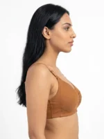 Women's Wire-Free Full-Coverage Comfort Bra with Sunburst Ruched Cups - Image 3