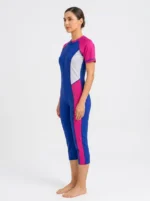 Ocean Breeze Sporty Modest Swimwear Set - Image 3