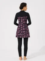 Botanical Palm Flare Modest Swimwear Set - Image 2