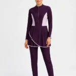 Amethyst Contour Modest Swimwear Set
