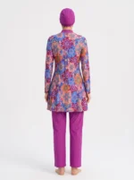 Magenta Mandala Modest Swimwear Set - Image 2