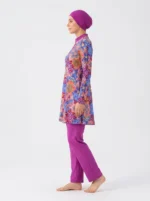 Magenta Mandala Modest Swimwear Set - Image 3