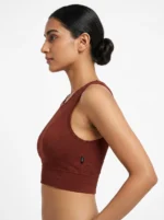 Premium Seamless Ribbed Halter Bralette - Image 2