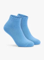 Women's Cloud Blue Combed Cotton Low-Profile Trainer Socks