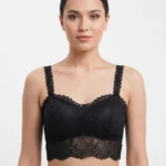 Premium Embroidered Lace Longline Bralette