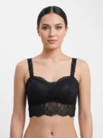 Premium Embroidered Lace Longline Bralette