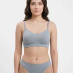 Seamless Geometric Textured Active Lingerie Set