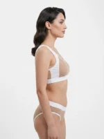 Seamless Contrast Trim Active Lingerie Set - Image 2