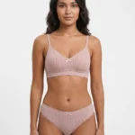 Seamless Pinstripe Active Lingerie Set