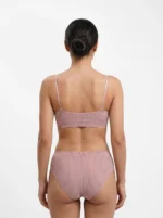 Seamless Pinstripe Active Lingerie Set - Image 2