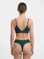 Seamless Ribbed Minimalist Active Lingerie Set - Image 2