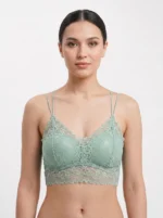 Premium Floral Lace Longline Bralette