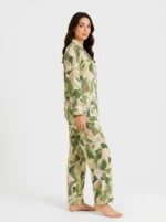 Sage Meadow Abstract Cotton Pajama Set - Image 3