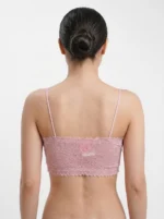 Premium Stretch Floral Lace Tube Bra - Image 2