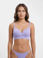Premium Seamless Ribbed Active Lingerie Set