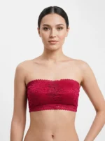 Premium Strapless Floral Lace Bandeau Bra