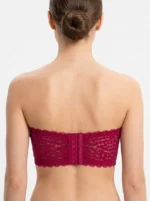Premium Strapless Floral Lace Bandeau Bra - Image 3