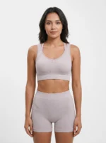 Seamless Textured Two-Piece Workout Set