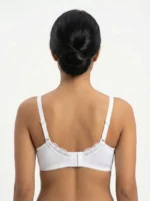 Women's Comfort Bra with Lace Trim and Fanned Base - Image 2