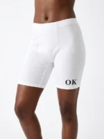 Women's Seamless Ribbed "OK" Boy Short Panties