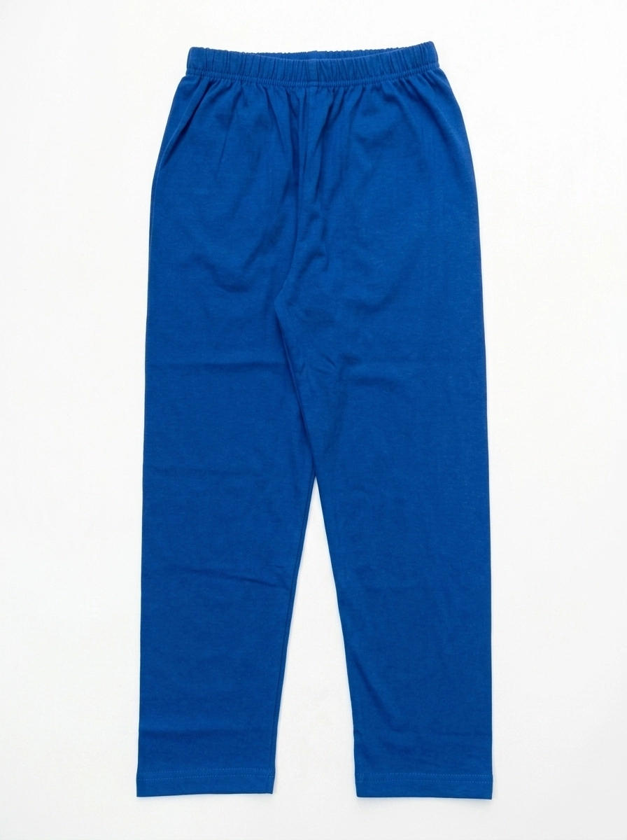 Royal_blue_pants_laid_flat_202607120208 Women's Casual Soft Cotton Relaxed-Fit Lounge Pants - Image 1