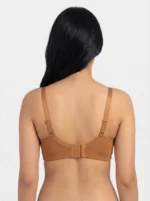 Women's Wire-Free Full-Coverage Comfort Bra with Sunburst Ruched Cups - Image 2