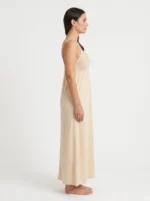 Women's Cotton Lace-Trim Maxi Nightgown Slip - Image 3