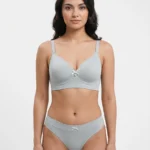 Seamless Geometric Textured Active Lingerie Set