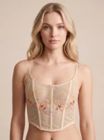 Sweet Mesh Corset Top