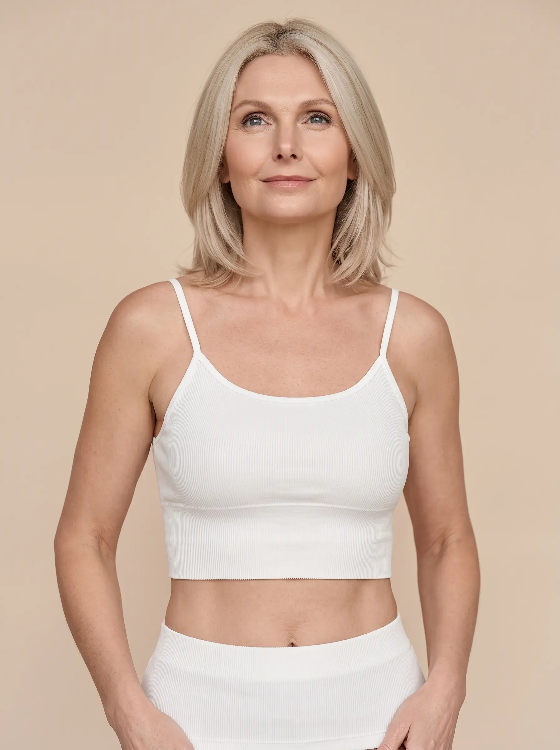 Woman_in_tank_top_2K_202607041715 Light Balconette Sports Bra - Image 1