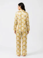 Women's Luxury Satin Floral Pajama Set - Image 2