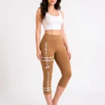 Athletic Graphic Print Performance Capri Leggings