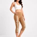 Lady Center Active Mascot Performance Capri Leggings