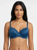 Women's Comfort Bra with Fine Gathered Cups