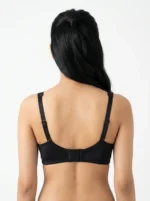 Women's Wire-Free Plus-Size Comfort Bra with Lace Neckline Trim - Image 2